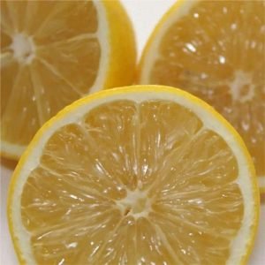 Cut the lemon