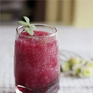 Grape juice made by blender