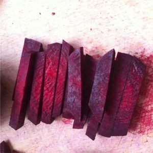 Cut beetroot into chunks