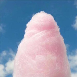 Cotton candy made in a blender
